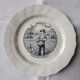 6 dessert plates iron land moulin des loups les chansons