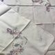 Embroidered tablecloth vintage Poland crafts