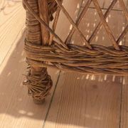 Grand Fauteuil en rotin vintage
