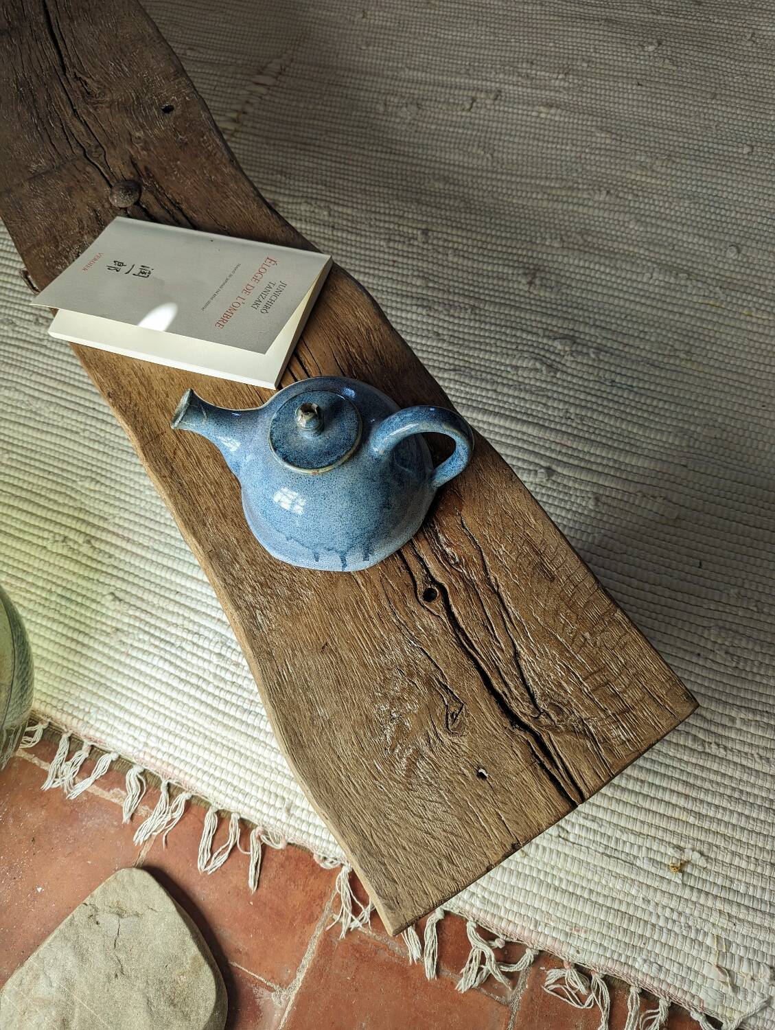 Solid oak coffee table