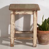 Antique small square tables (circa 1920). 2-piece set