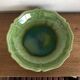 Green glazed stoneware table centrepiece with fluting from Biot, 1960, XL.