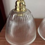 Pair of holophane type wall lights