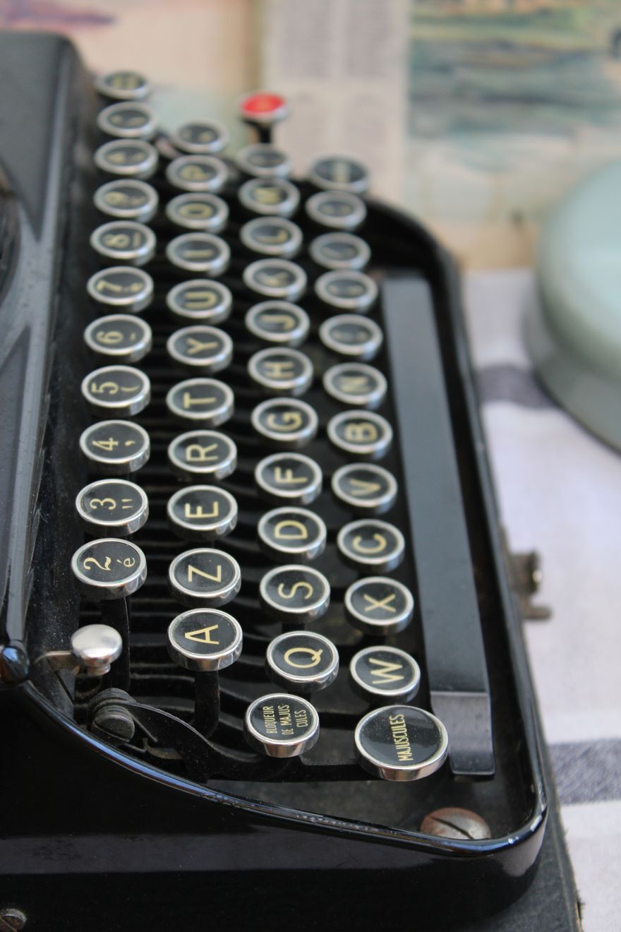 Old typewriter
