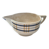 Poitou sauce boat from Sarreguemines