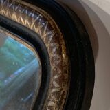 Venetian style mirror lacquered wood frame