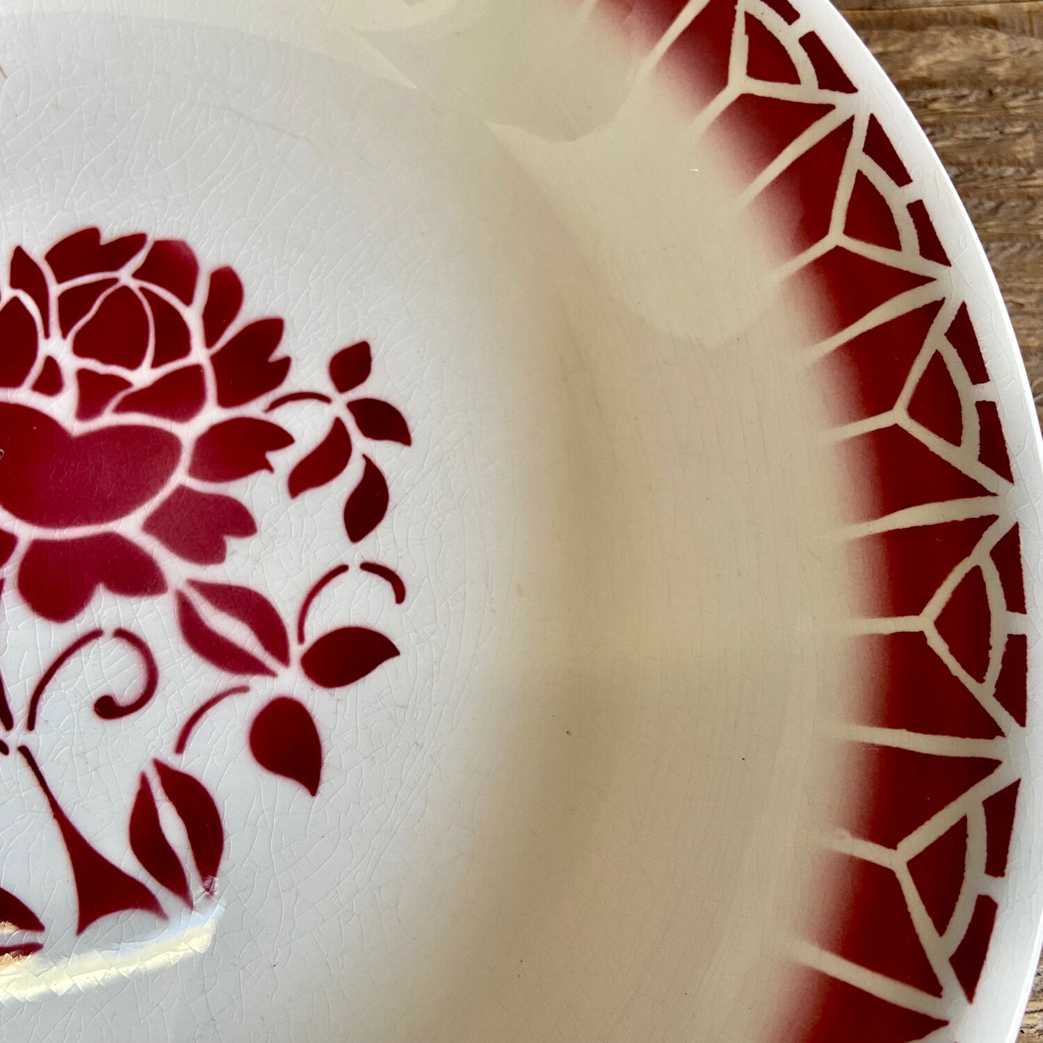 Hollow dish St Amand France