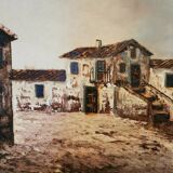 Landscape painting signed