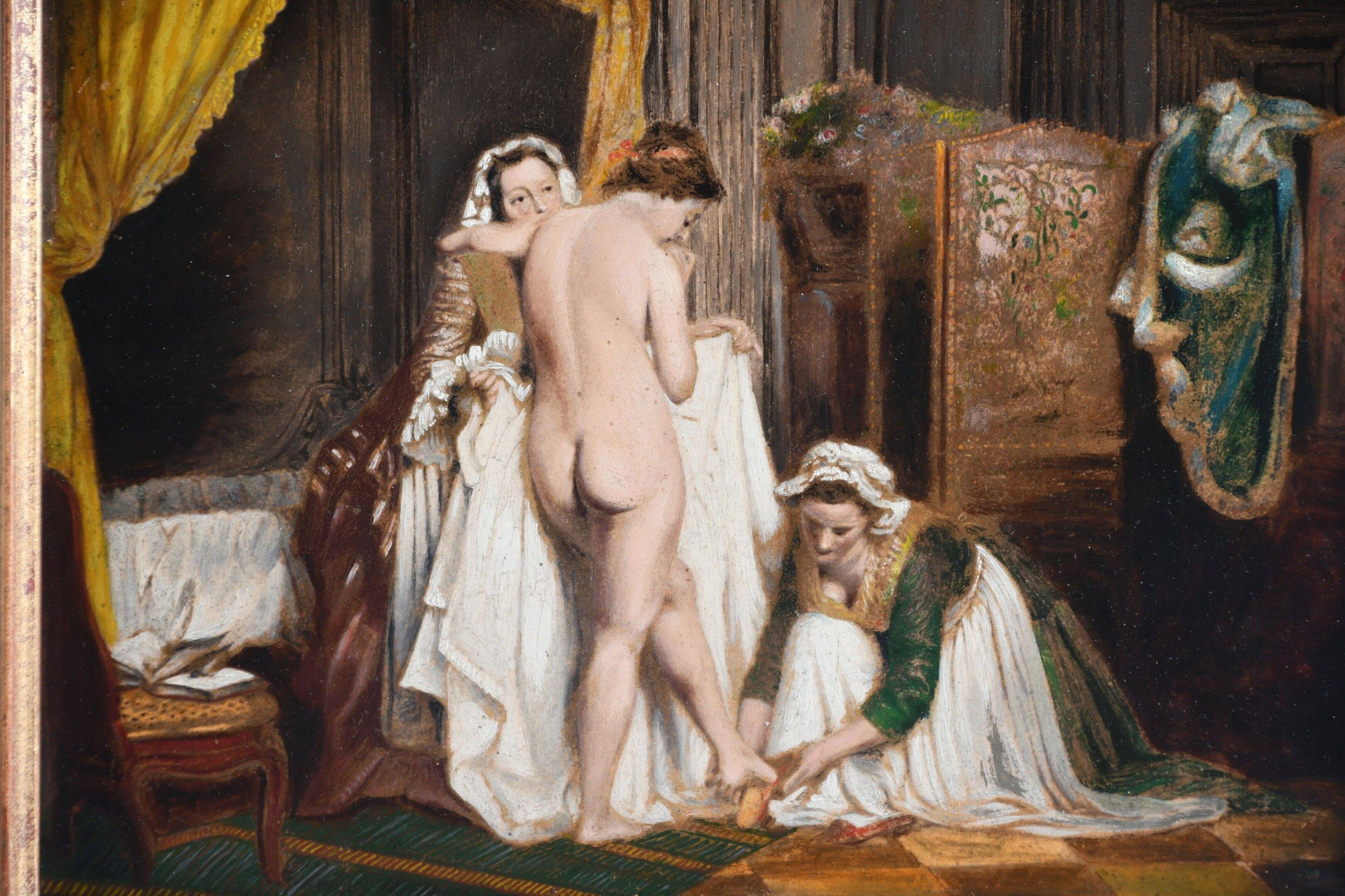 Entourage of Jean-Baptiste Mallet, Le Bain, 1810.
