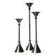 Silver Plated Memphis Candle Holders Set, 1980s