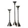 Silver Plated Memphis Candle Holders Set, 1980s