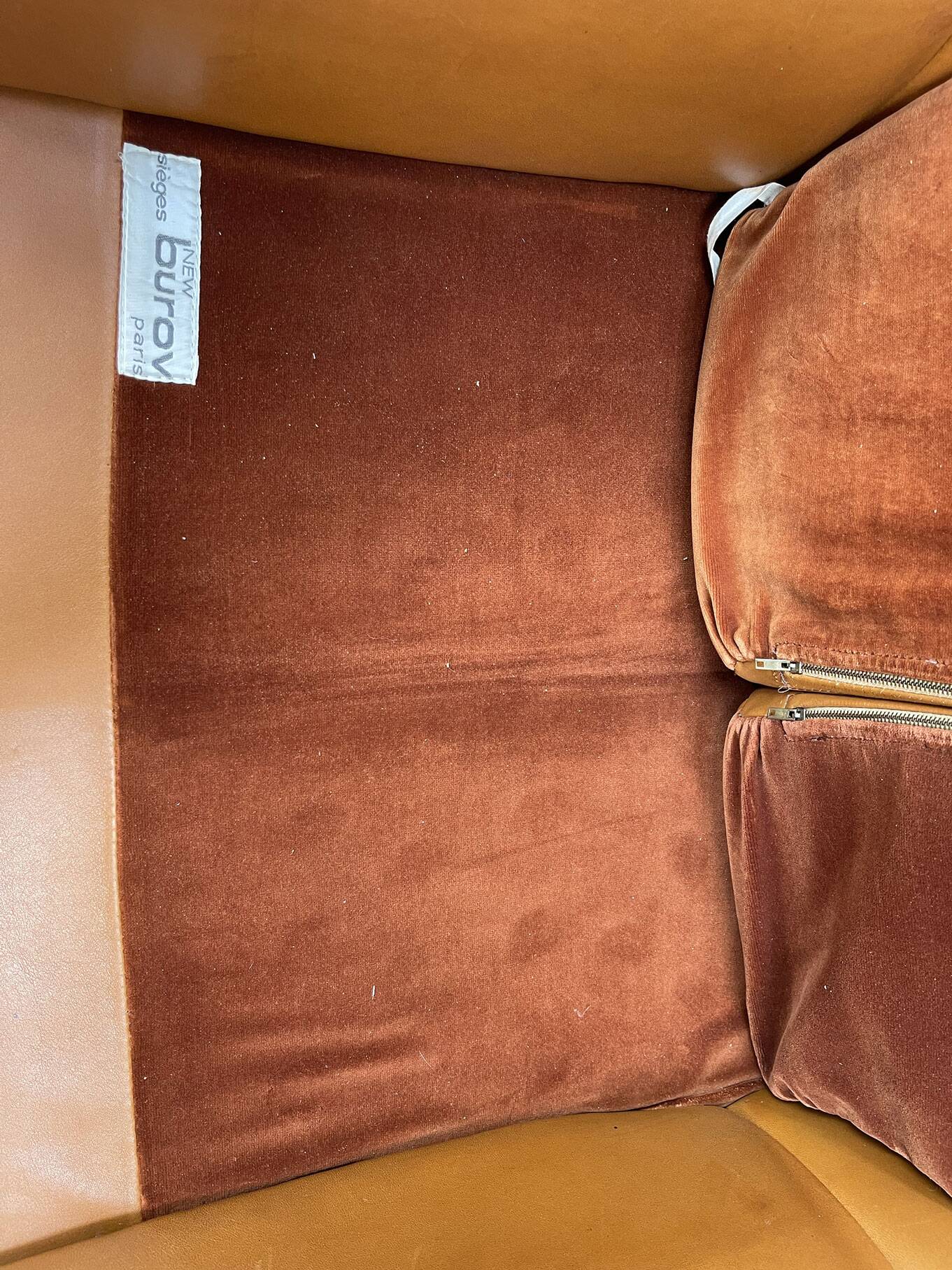 Burov leather living room set