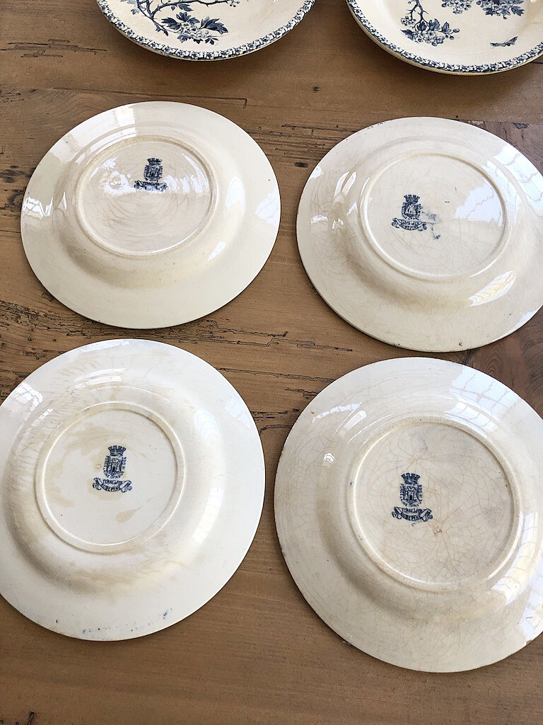 11 plates Terre de Fer Aubepine