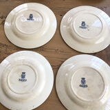 11 assiettes Terre de Fer Aubepine