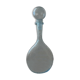 Carafe bleue verre soufflé Biot