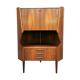 Midcentury design corner cabinet bar ‘rosewood delight’