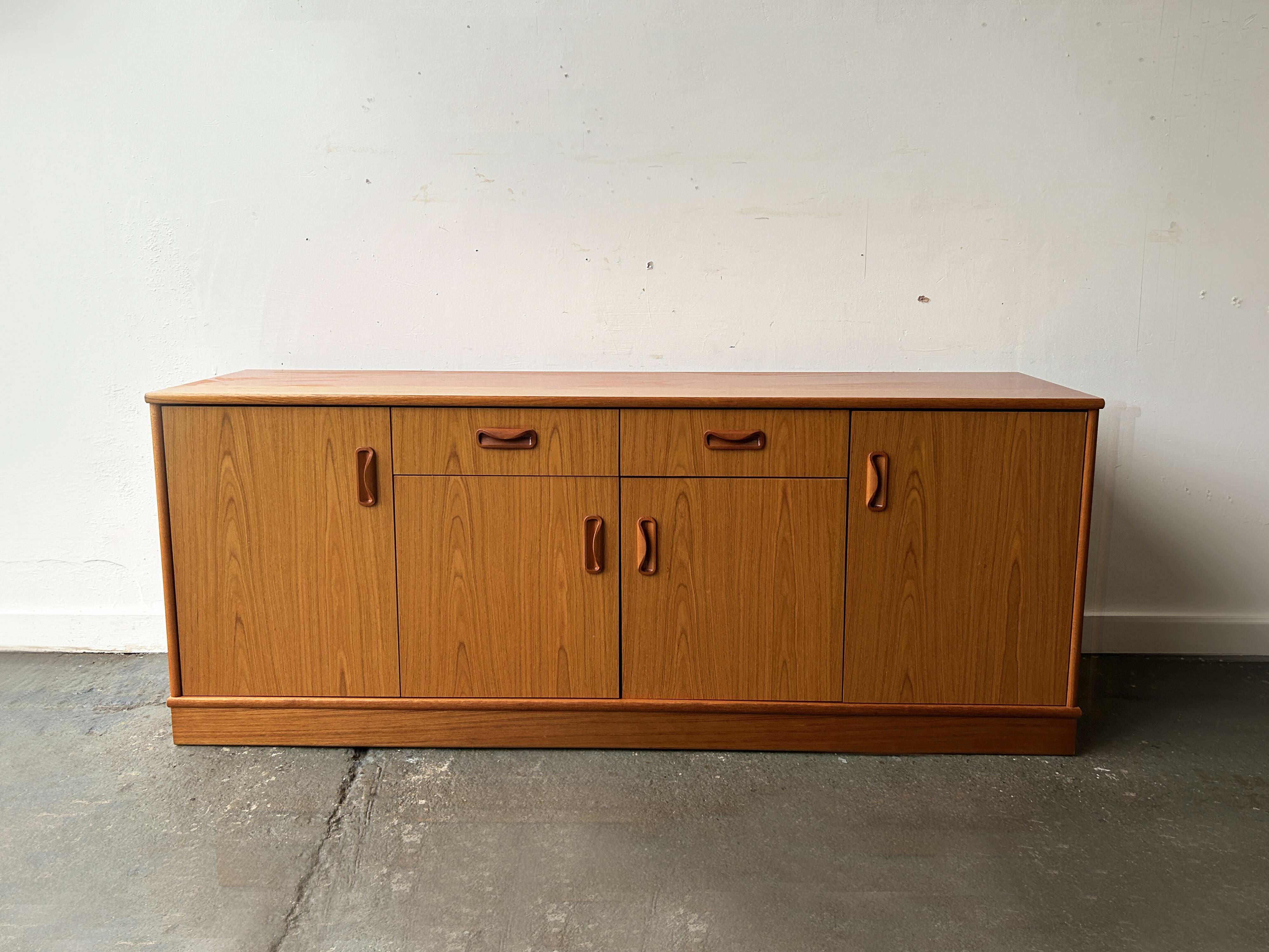 Rare 1960/70s Mid-Century teak G Plan Fresco sideboard by V B Wilkins