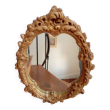 Ornate gold mirror