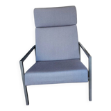 Gijs van der Sluis high back arm chair light grey