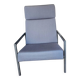Gijs van der Sluis high back arm chair light grey