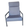 Gijs van der Sluis high back arm chair light grey