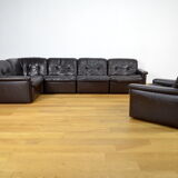 Salon cuir modulable vintage 1970 / 1980