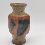 Stoneware vase signed Tiffoche