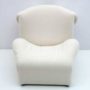 Bouclè Wink Lounge Chair by Toshiyuki Kita for Cassina, 1980s