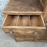 Armoire asymétrique art déco (rénovée)