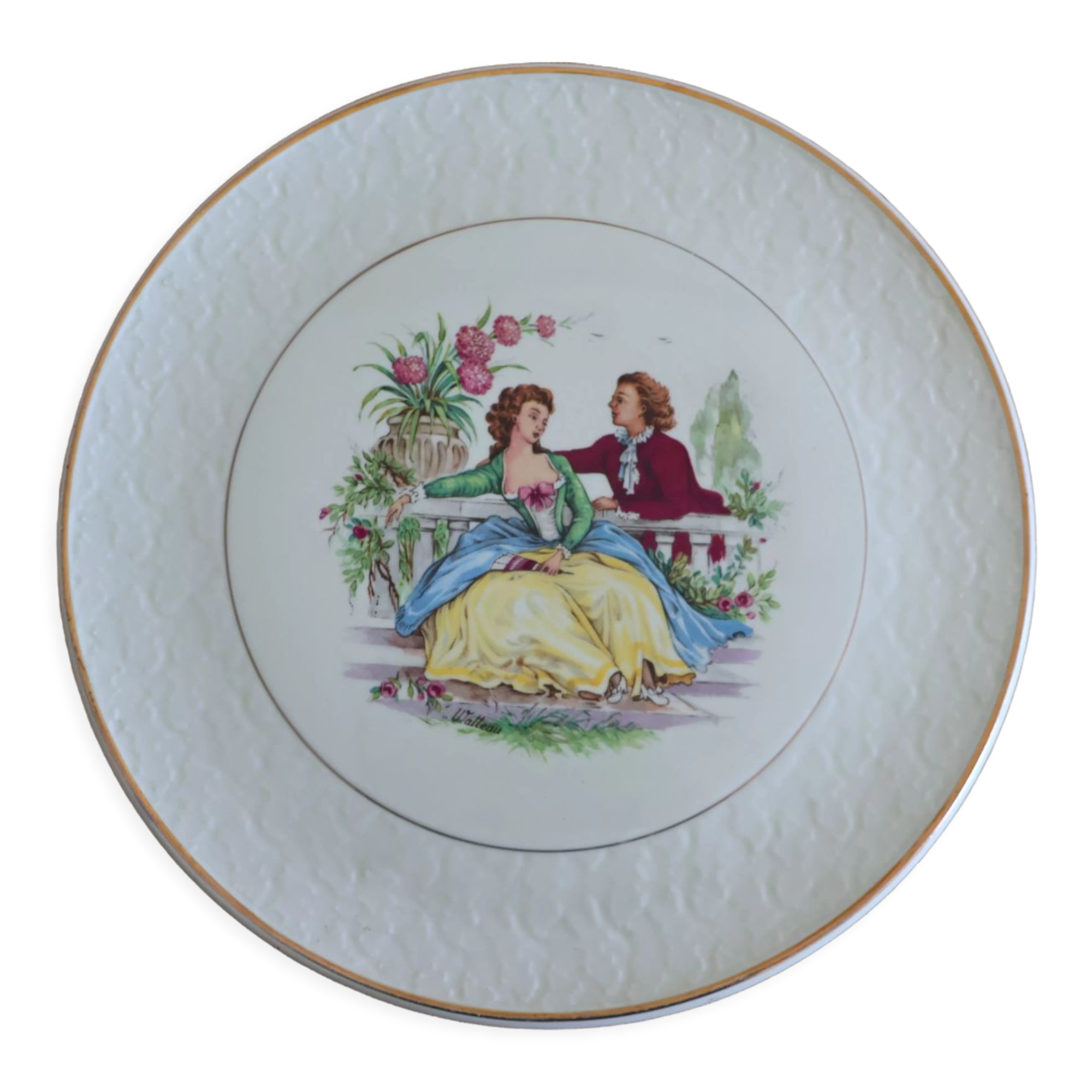 Cake dish collection Watteau St. Amand