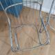 4 chrome metal chairs