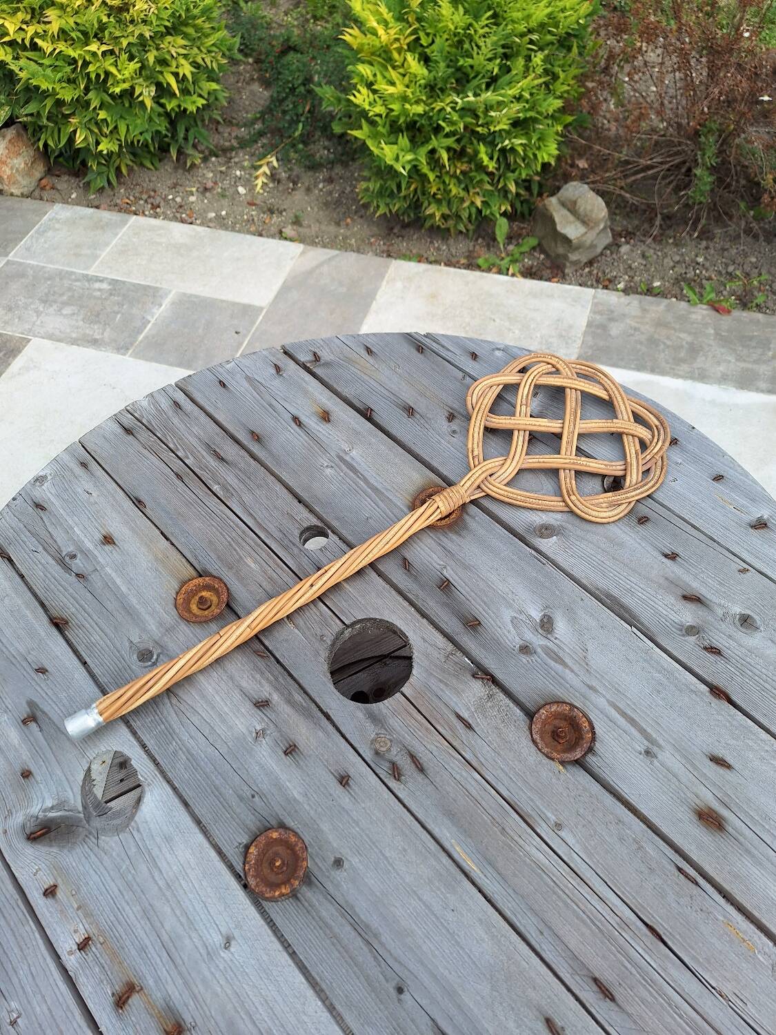 Interwoven Rattan Carpet Beater