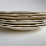 Set of 7 plates Digouin Sarreguemines