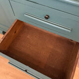 Art Deco Secretary Cabinet in solid wood