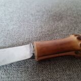 Bamboo handle cheese knife