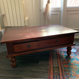 Solid wood coffee table