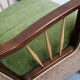 1950s chair in beige and green