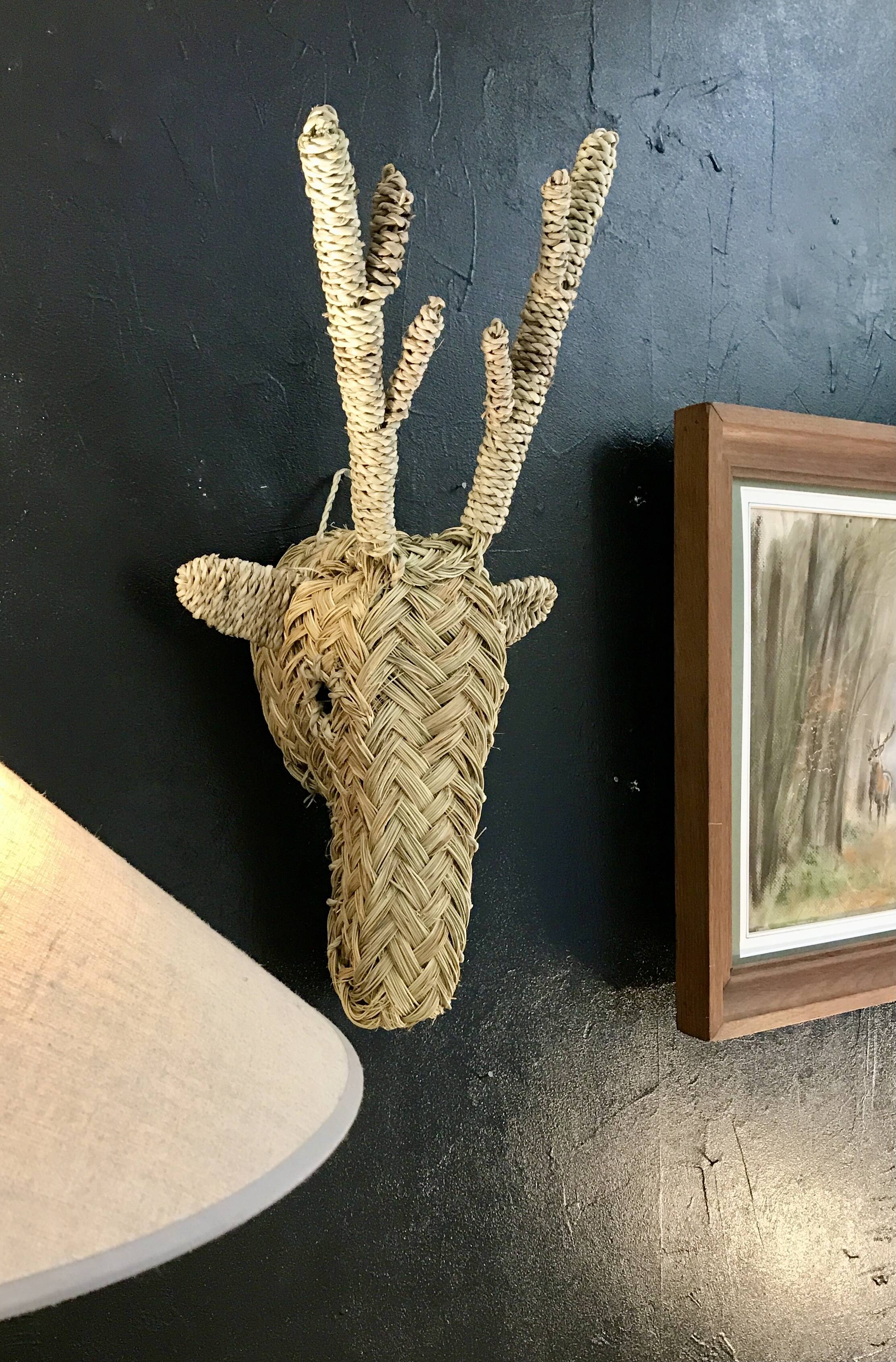 Braided alpha reindeer or deer head Morocco