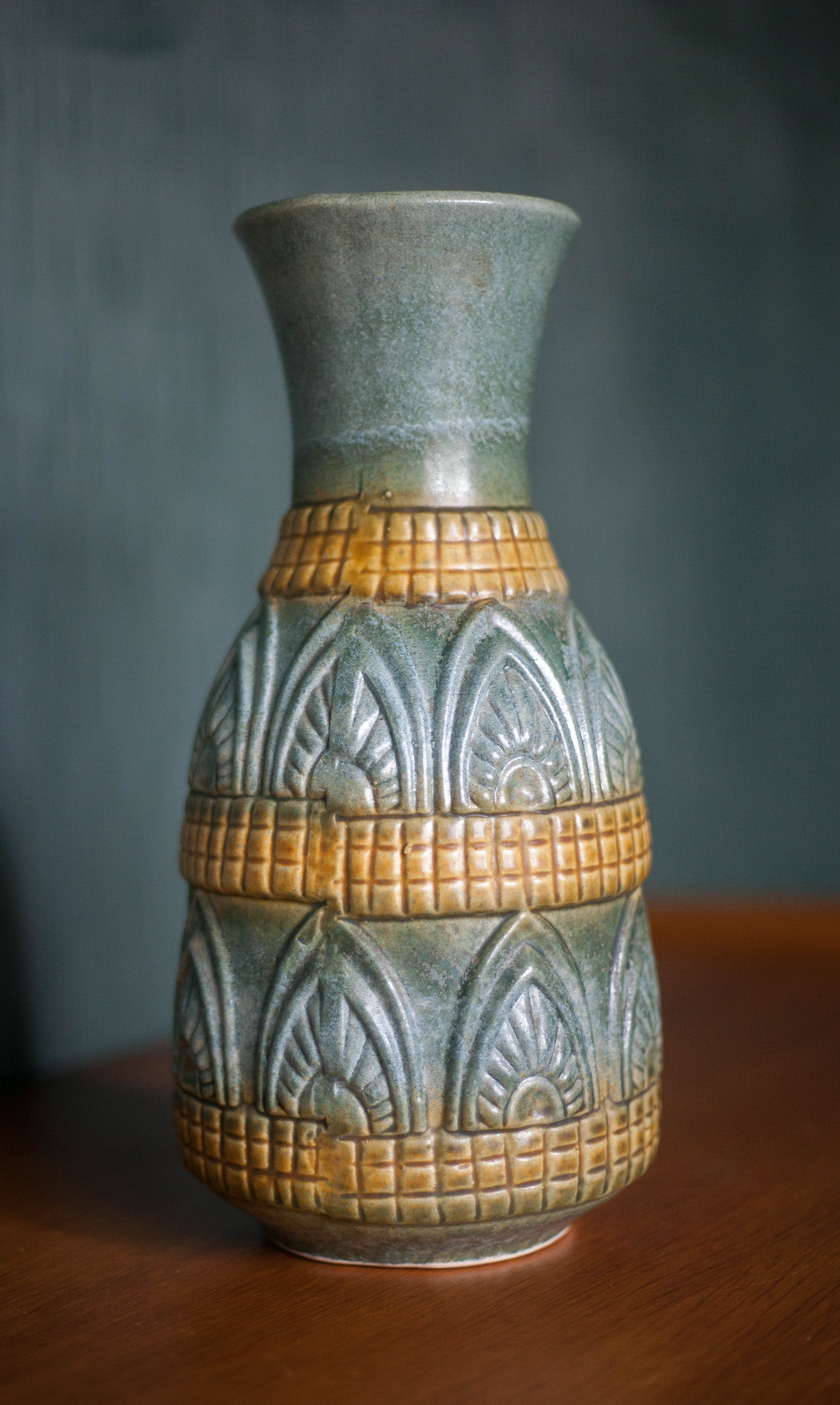 Ceramic vase West Germany 1482/30 70's