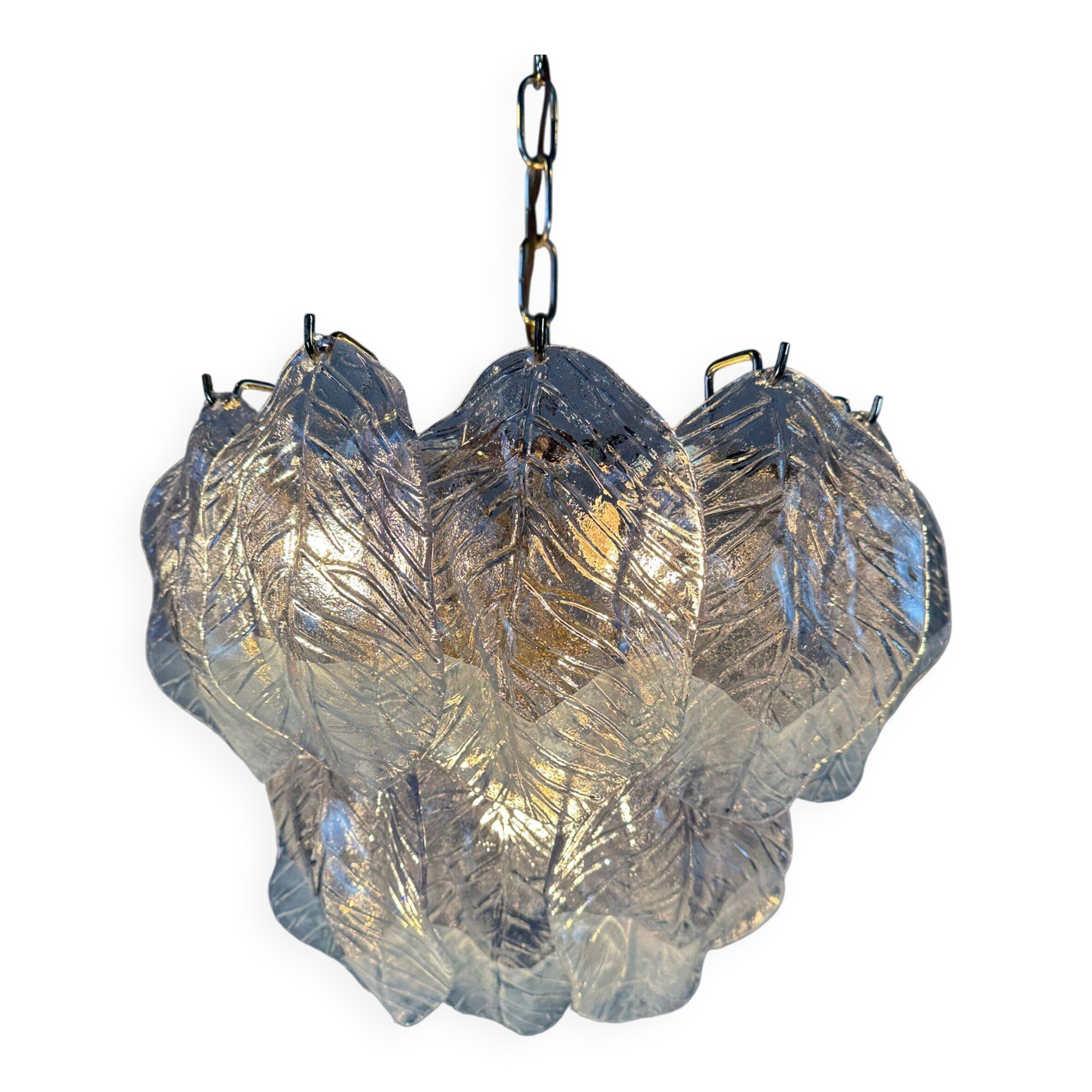 Vintage Italian bi-coloured chandelier