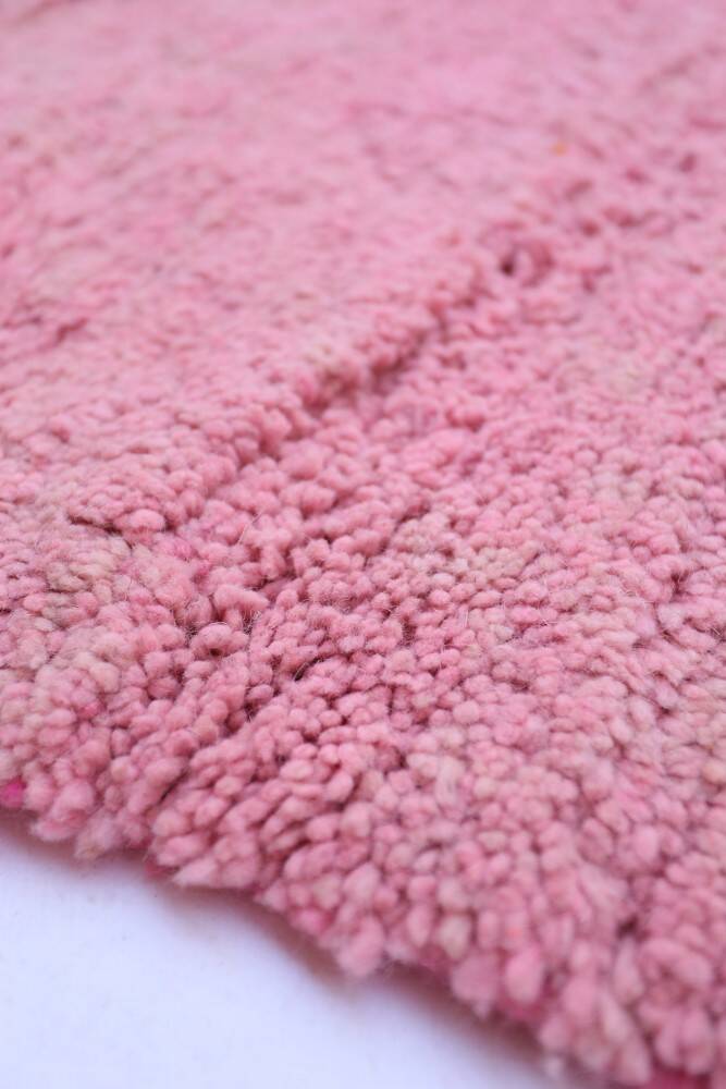 Tapis bérbere rose fait main traditionnelle 300cmx200cm