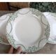 Six assiettes en faïence terre de fer Napoléon, Creil et Montereau