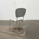 Stackable folding chair in space age style from the mid-century by Armin Wirth for Aluflex, 1960s, set of 3.