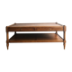 Table basse marquetée en bois massif