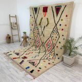 Handmade wool berber rug 260 x160 cm