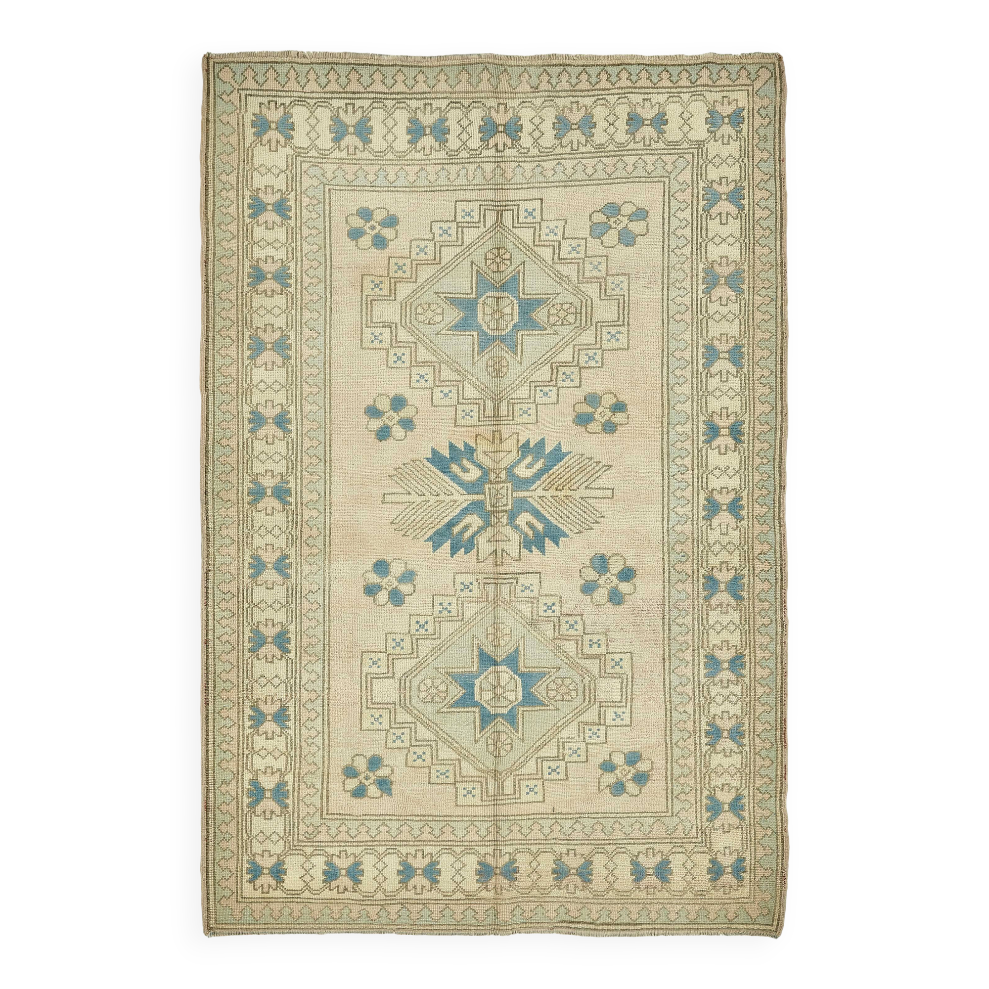 Turkish Vintage Anatolian Rug 176 cm x 266 cm