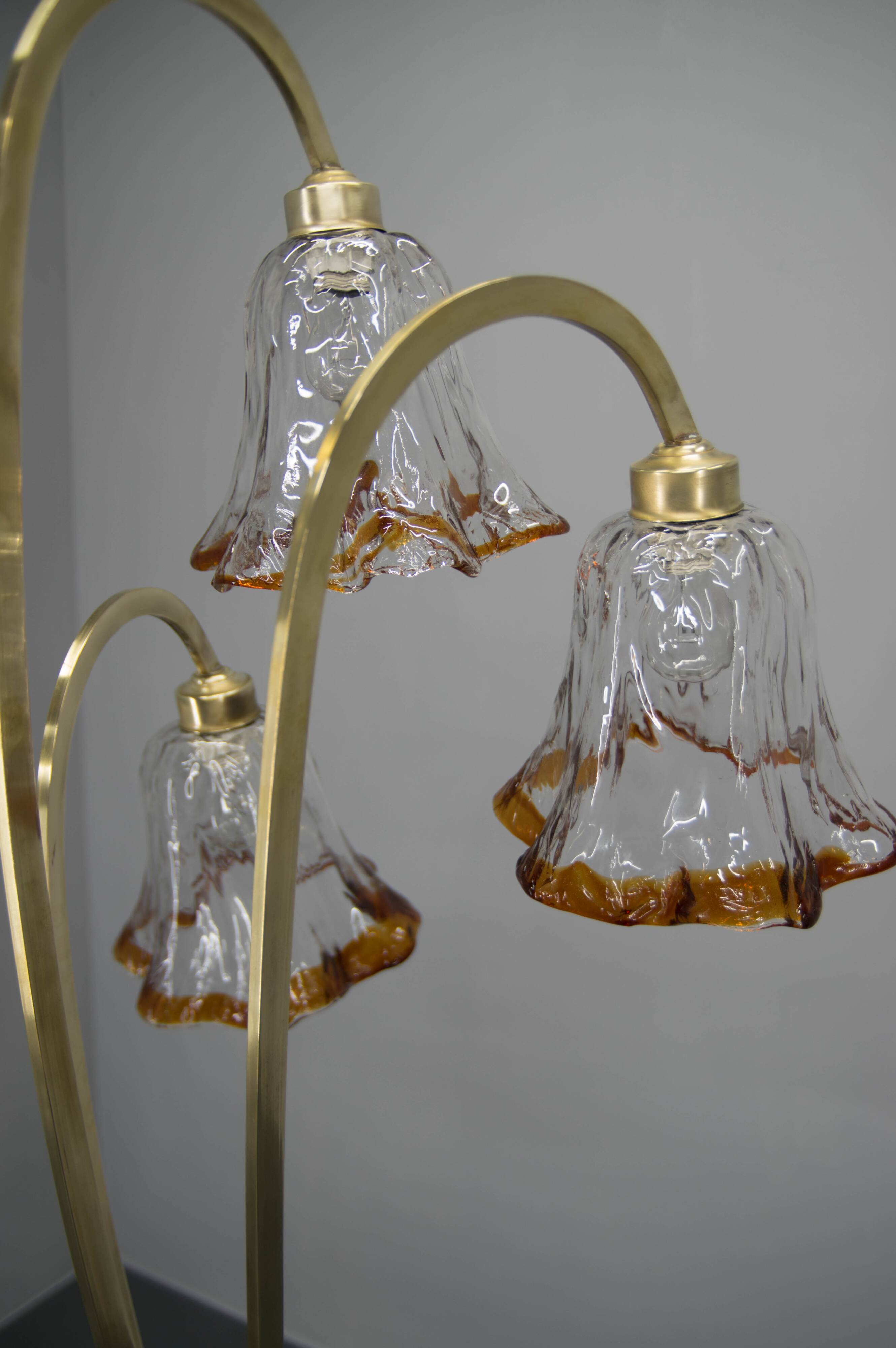 Murano Glass Floor Lamp, Italy, 1980s