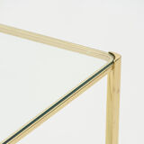Gilded brass coffee table edited, numbered and signed Broncz