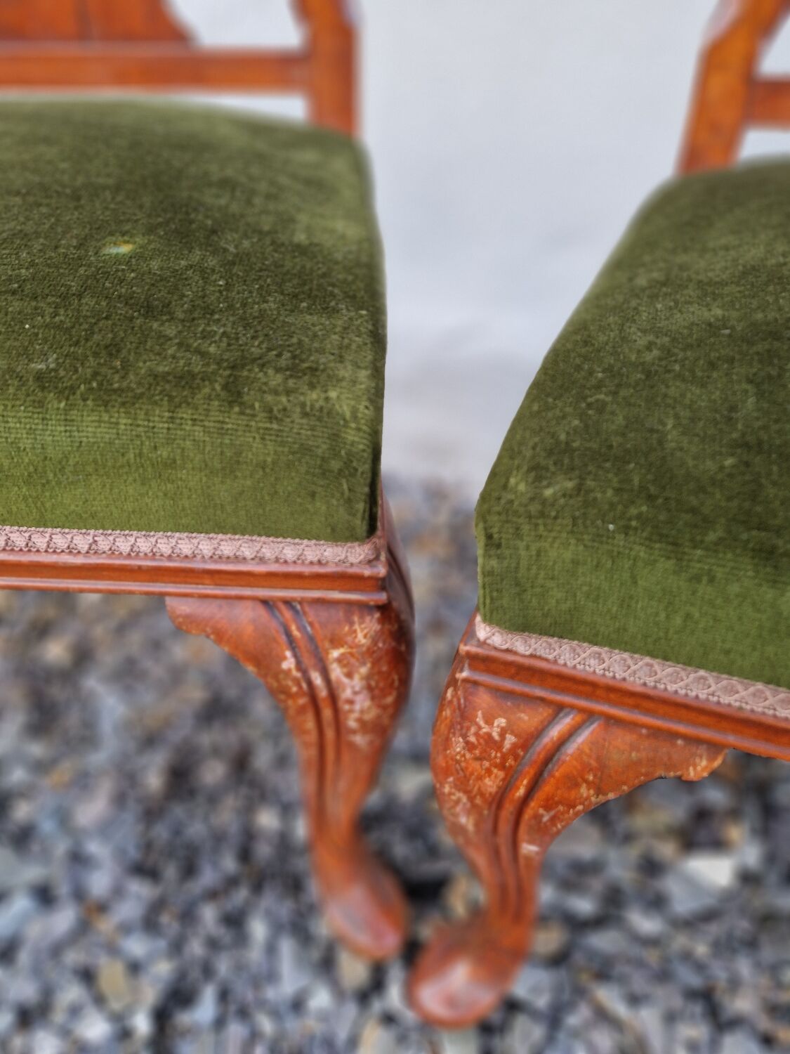 Set of 6 mahogany chairs