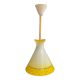 Suspension en verre jaune années 1960